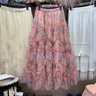 Elegant Fairy-core Vintage Y2k Skirt