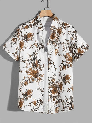 Men's Retro Printed Pattern Shirt