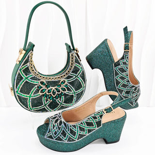 Italian Women Shoe & Bag Set