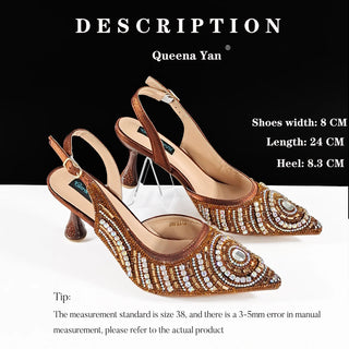 Elegant Pointed-Toe Design Sandals