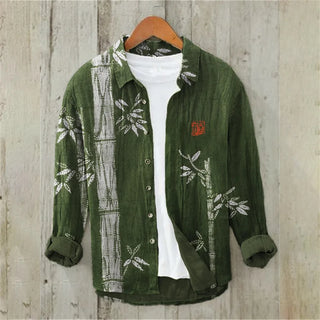 High Quality Bamboo Art Linen Shirt