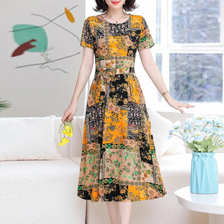 Bohemian Print O - Neck Party Dress - Epictzar Intl.