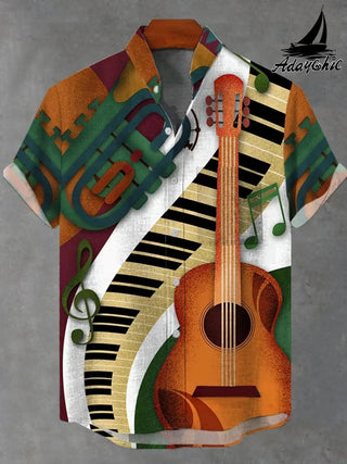 Leisure Tourist Beach Print Short Sleeve Shirt - Epictzar Intl.