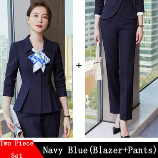 Elegant Business Women Pants Suits
