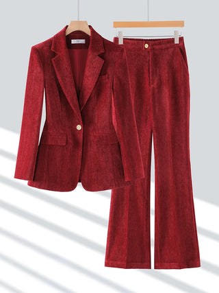 Office Ladies Formal Pants Suit