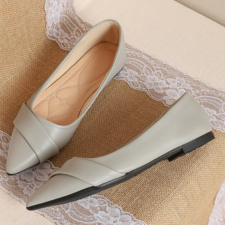 Pointed Toe Pumps Flat Office Shoes