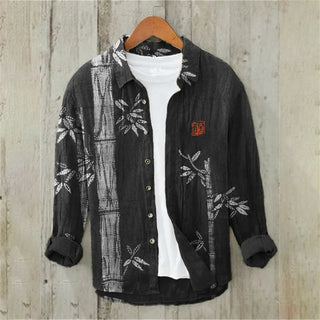 High Quality Bamboo Art Linen Shirt