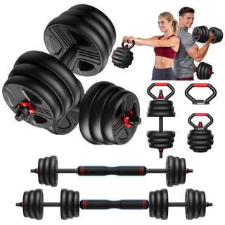 Adjustable 5 in 1 Dumbbell Weights Set