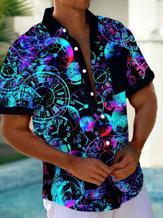 Leisure Tourist Beach Print Short Sleeve Shirt - Epictzar Intl.
