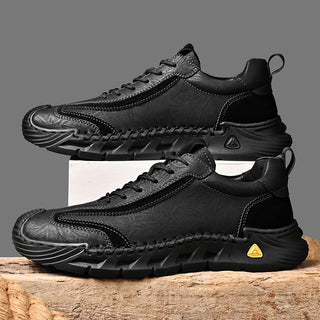 High Quality Men's Casual Shoes Handmade Leather Slip On Loafers Fashion Business Flats Leather Shoes Outdoor Sneakers Moccasins