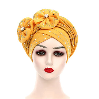 African Turban Braids Headscarf Bonnet