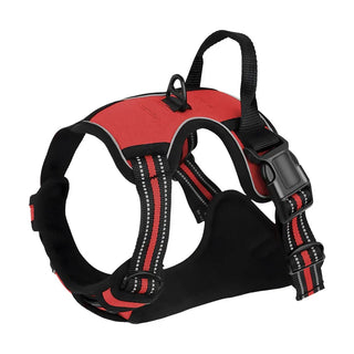 Pet Chest Harness Anti-Collision Vest Style Reflective Chest Harness Large Dog Pet Chest Harness Leash Set