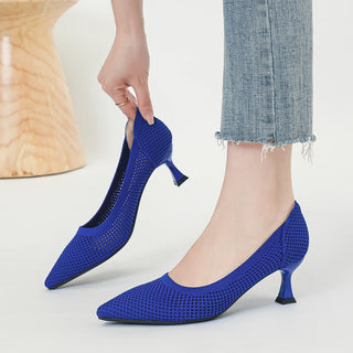 Breathable Knitted Lightweight Pointed Shoes
