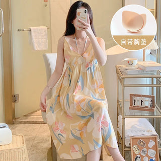 Women Beach Style Thin Sleepwear