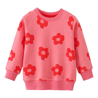 Jumping Meters 2-7T Girls Sweatshirts Rainbow Butterfly Girls Cute Toddler Kids Clothing Autumn Spring Sport Baby Hooded Shirts