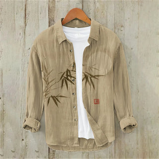 High Quality Bamboo Art Linen Shirt