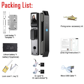Face Recognition Unlock Digital Door Lock