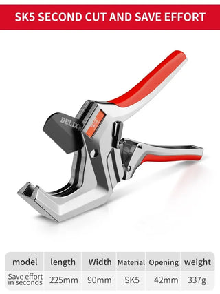 PPR Scissors Professional Cutting Pipe Cutter Electric Line Hot Melt Water Pipe Cutting Tool Artifact PVC Pipe Cutter