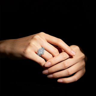 Luxury Moissanite Bridal Engagement Wedding Band
