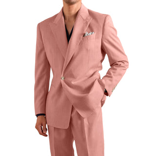 Men's Single Button Lightweight Formal 2Pcs Suit