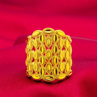 Modern Rhombus Wide Band Ring