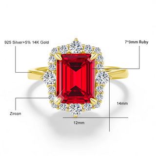 Luxury 14K Gold Engagement Bridal Ring