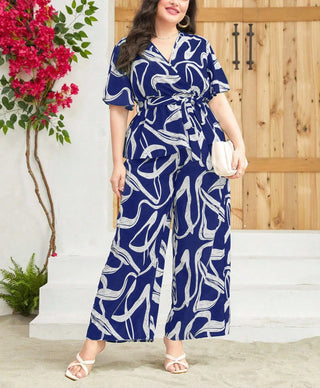 Women 2Pcs Matching Outfit Sets