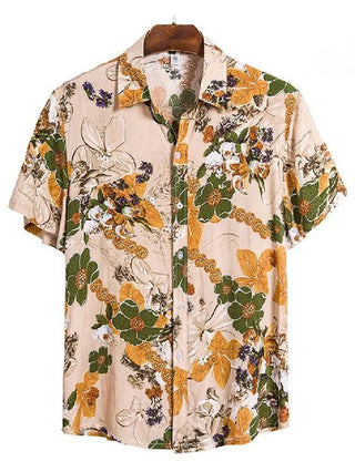 Men's Retro Printed Pattern Shirt