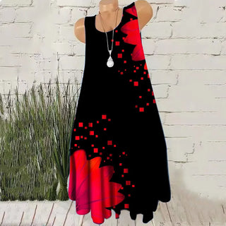 Floral Print Streetwear Oversized Dress