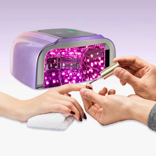Nail Dryer Professional Rechargeable 96W 42-Bead UV LED Portable Cordless Gel Nail Lamp Machine with Removable Stainless Steel