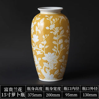 Table Craft Ornaments Ceramic Flower Vase