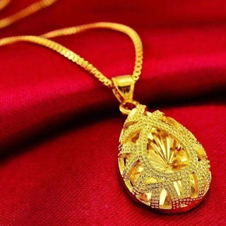 Luxury 24K 9999 Pure Gold Pendant Necklace - Epictzar Intl.
