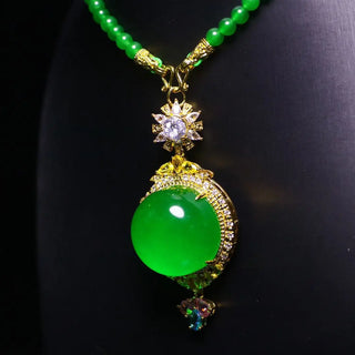 Exquisite Ice Jewelry Perfect Inlaid Pendant