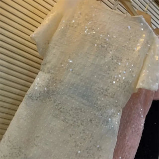 Elegant Shiny Vintage Sequins Dress