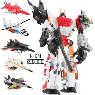 Transformation Robot Toys HZX Defensor Bruticus Superion Devastator IDW 5 IN 1 6 IN 1 ONE NO BOX Sets Action Figure KO 6in1