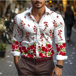 Men's Lapel Top Fashion Casual Shirt