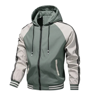 Men's Jacket Autumn Spring Ride High-performance Windbreaker Clothing Motorcycle Jacket Male Motorcycle Coats Windproof Striped
