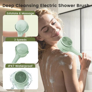 Electric Body Brush Shower Back Scrubber