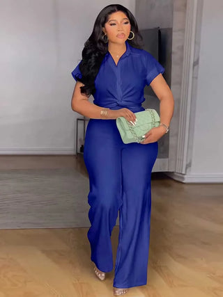 Elegant Office Ladies 2Pcs Outfits Set