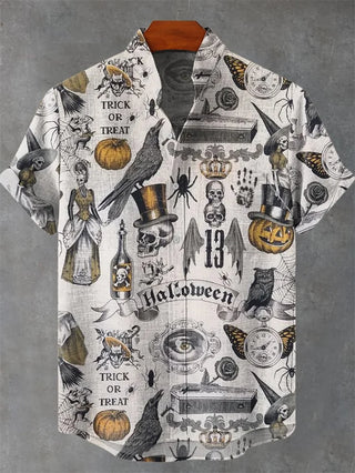 Men's Animal Printed Beach Vacation Shirt
