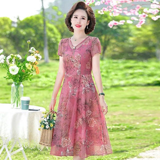 Floral Chiffon Beach Party Midi Dress - Epictzar Intl.