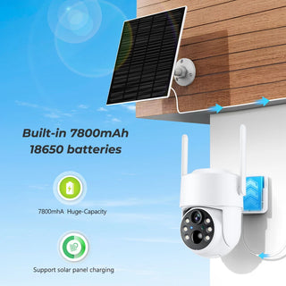 Wireless Outdoor WiFi Solar Surveillance Camera