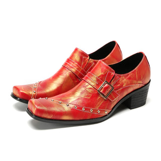 Riveted Cowhide Personalized Luxurious Shoes