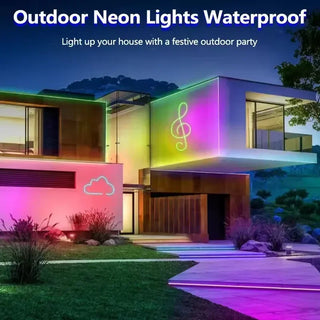 Music Sync Neon Ribbon Rope Light