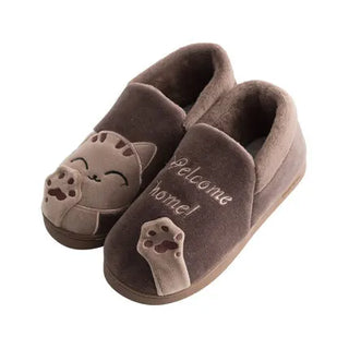 Plush Indoor Thermal Furry Warm Slippers