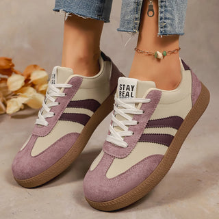 Lightweight Vulcanize Flat Thick Sole Sneakers
