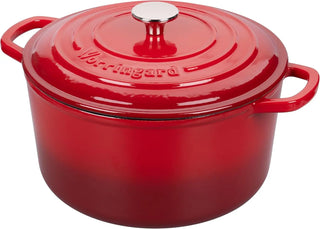 Enameled Cast Iron Dutch Oven Pot with Lid, for Sourdough Bread Baking, Round Dutch Ovens, 6 Quart, Purple