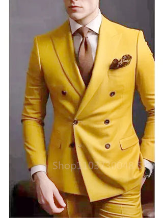 Men's Business Formal 2 Pcs Suits