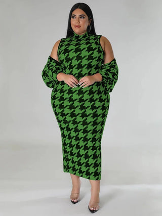 Classical Two Piece Outfit Maxi Dress - Epictzar Intl.
