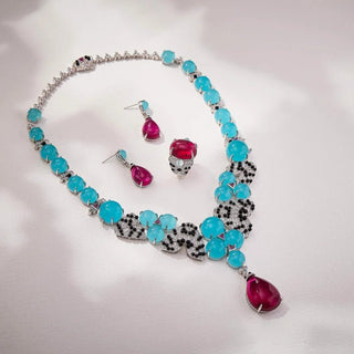 Designer Collection Cubic Zircon Party Jewelry Set - Epictzar Intl.